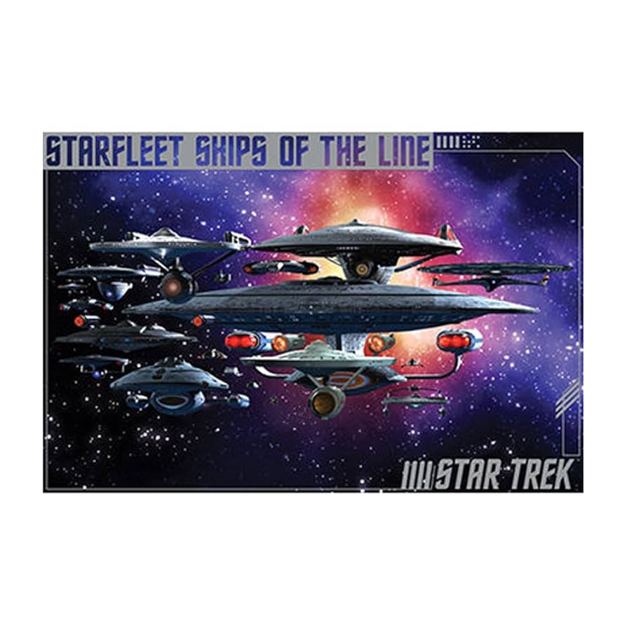 Amazon.com: Star Trek- Ships Of The Line Poster 36 x 24in